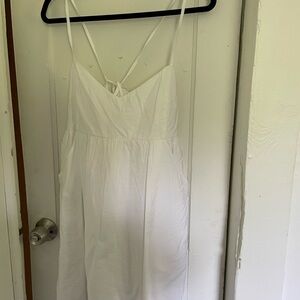 White Strappy Dress American eagle